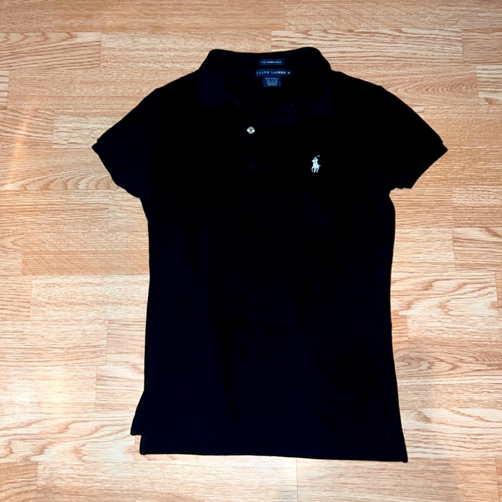 Ralph Lauren Black Polo Size Medium